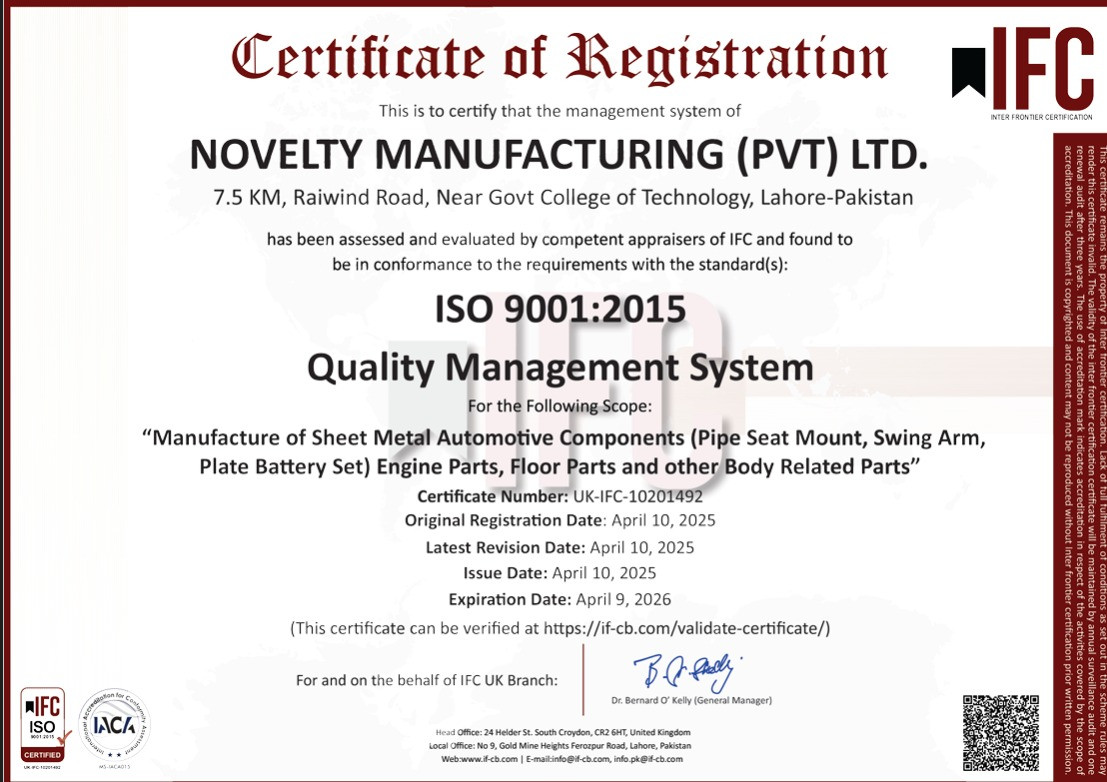 Certification